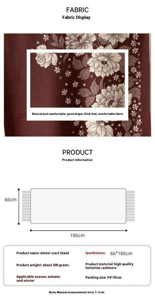Pañuelo Étnico Floral con Estilo y Elegancia para Mujer - Image 16