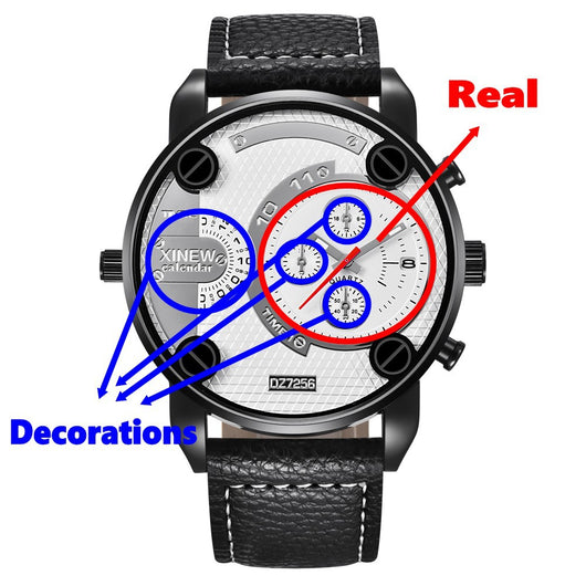 Reloj de Pulsera para Hombre con Calendario y Correa de Cuero Premium - Image 19