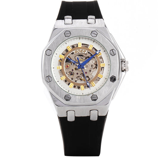 Reloj Mecánico Automático para Hombre con Banda de Silicona - Image 6