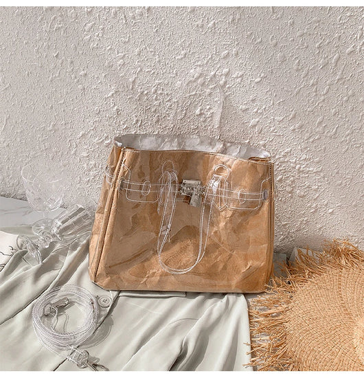 Bolsa Kelly en Papel Kraft Transparente - Image 27