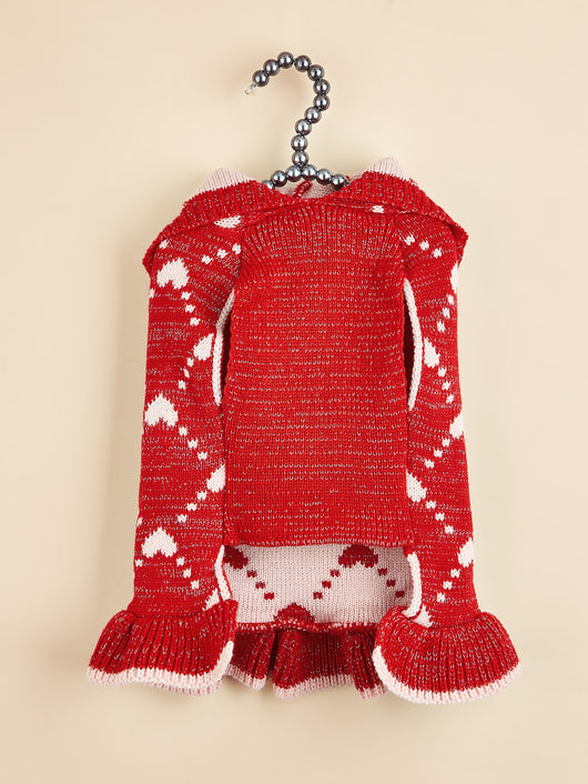 Suéter Hoodie para Perros Pequeños - Abrigo Invierno Tejido con Corazón - Image 18