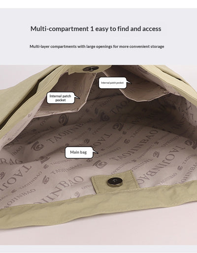 Bolso Crossbody de Nylon Casual - Ligero, Elegante y Gran Capacidad - Image 33