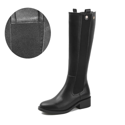 Botas para Mujer con Caña Ancha y Tacón Grueso - Image 7