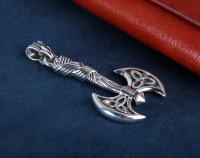 Colgante Hacha Vikinga en Plata Pura - Image 9