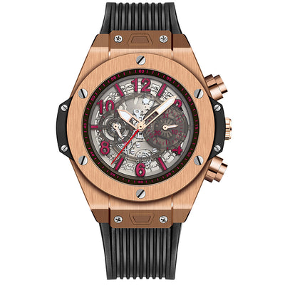Reloj Mecánico Automático con Diseño Hueco de Silicona - Image 7