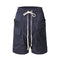 Shorts Harem Casual con Bolsillos Grandes y Anillo Doble de Nylon