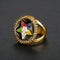 Anillo de Acero Inoxidable Estrella Personalidad Creativa