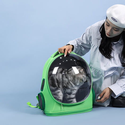 Mochila Transportín Espacial para Gatos - Gran Capacidad y Transpirable - Image 2