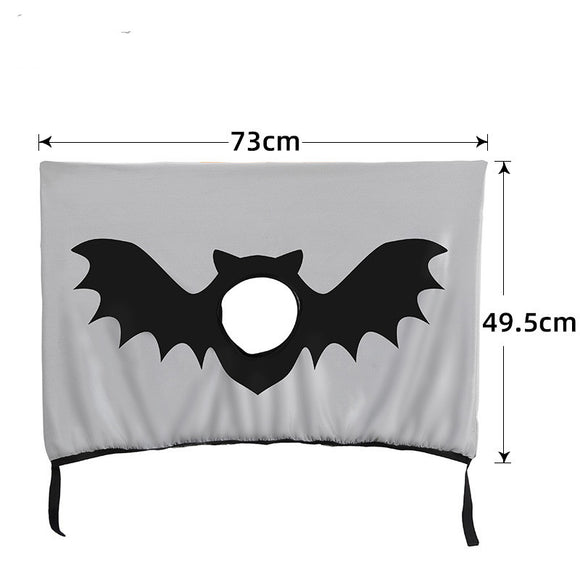 Cortina Parasol Halloween para Auto con Protección de Asiento de Mascota
