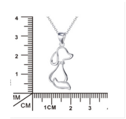 Collar de Plata 925 con Dije de Perro para Mujer - Image 8