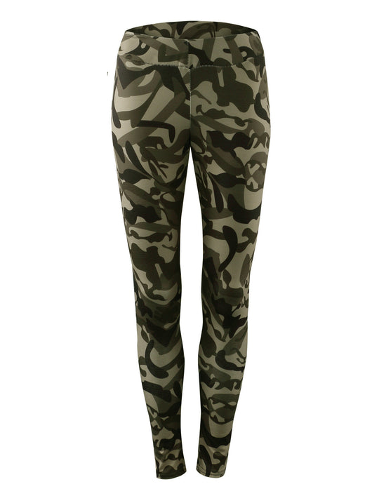 Traje de Yoga Deportivo con Estampado Camuflaje y Efecto Levantador - Image 8
