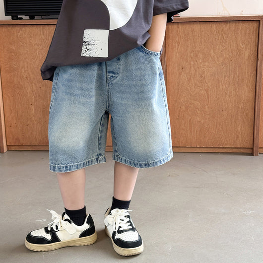 Pantalones Cortos de Mezclilla para Niño - Colección Verano Cinco Puntos
