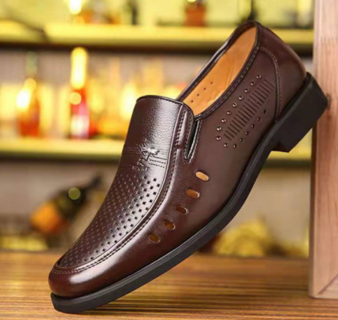 Zapatos de Cuero Casuales para Hombre - Resistentes y Profesionales - Image 3