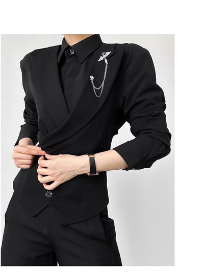 Chaleco de Traje para Mujer Blanco Entallado - Elegancia Sofisticada - Image 6