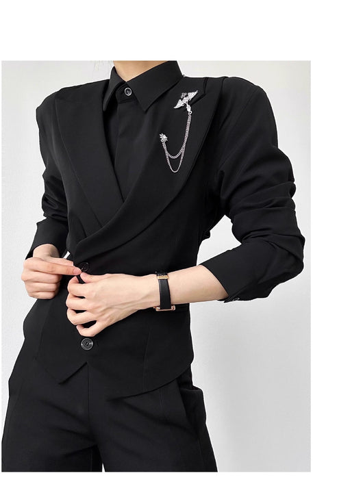 Chaleco de Traje para Mujer Blanco Entallado - Elegancia Sofisticada - Image 6