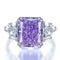 Women's Ice Cut High Carbon Diamond Ring Morado 5