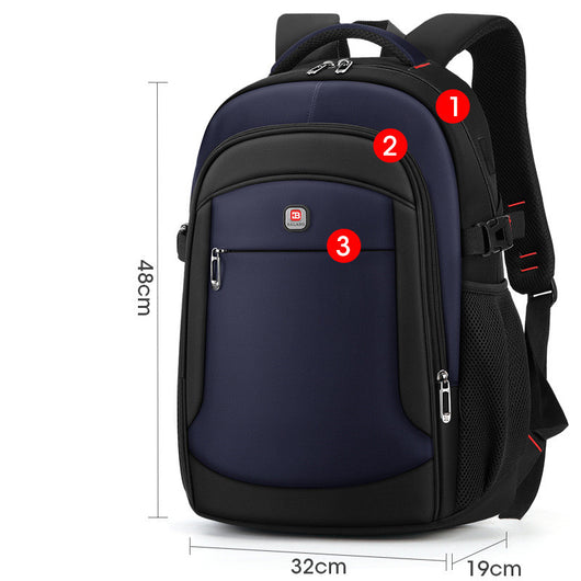 Mochila Portátil Casual para Hombre - Bolsa Escolar y Universitaria - Image 2