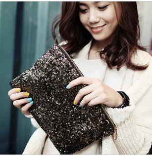 Bolso de Moda Leopardo con Lentejuelas - Versátil y Elegante