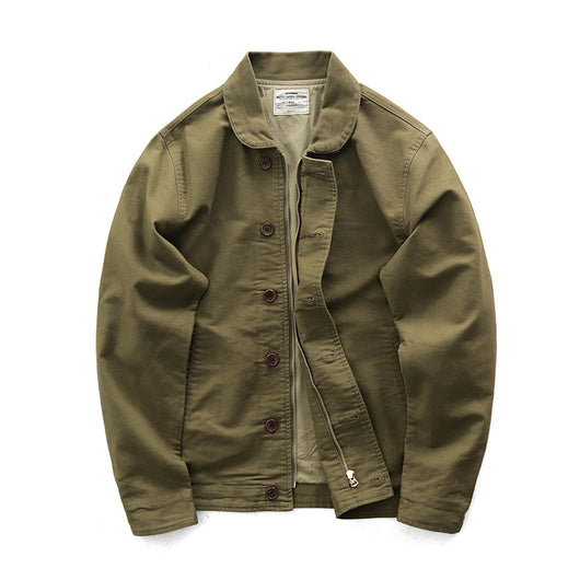 Chaqueta Suelta Retro Casual para Hombre - Estilo Deck Versátil - Image 7