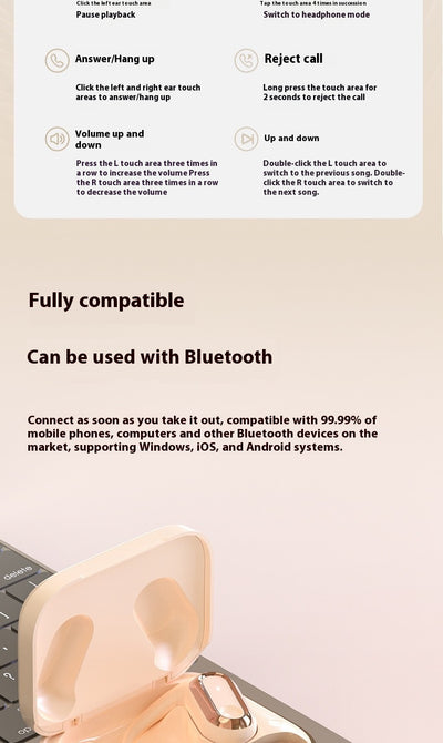 Auriculares Bluetooth con Micrófono - Diseño Ergonómico sin Conducción Ósea - Image 17