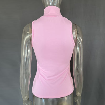 Blusa Dorada sin Mangas con Hombros Descubiertos y Tela Elástica - Image 30
