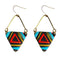 Earrings High-end Designer Niche Contrasting Color Earrings Ear Clips Ear clip