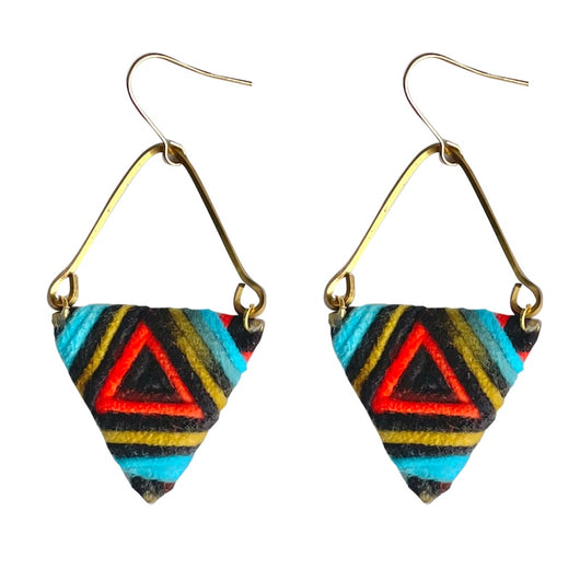 Aretes de Diseñador Contraste de Colores - Clips Auditivos Nicho Lujo - Image 3
