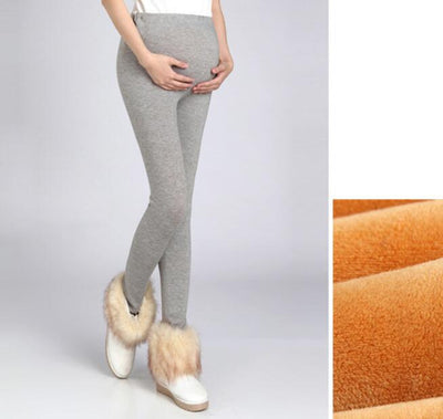 Leggings Térmicos Gruesos para Embarazadas - Pantalones Invierno Algodón - Image 8