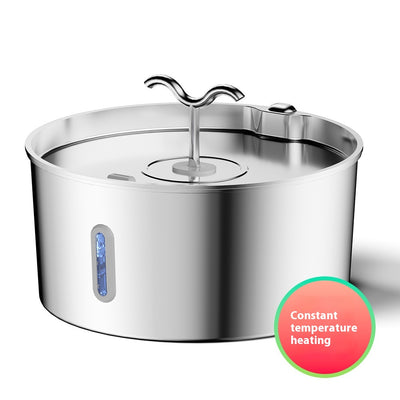 Dispensador Automático de Agua con Calefacción para Mascotas - 7L Acero Inoxidable - Image 13