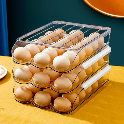 Organizador de Huevos Transparente Multiusos para Cocina - Image 10