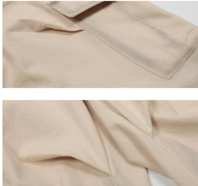 Shorts de Trabajo Vintage Estilo Americano con Bolsillos Grandes - Image 12