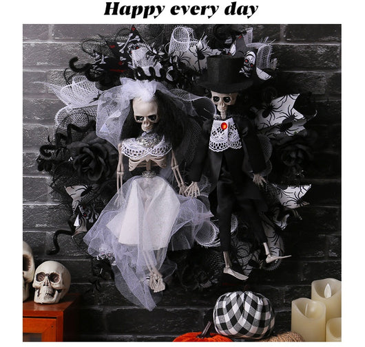 Guirnalda de Calaveras Novios Halloween - Decoración de Terror y Misterio - Image 7