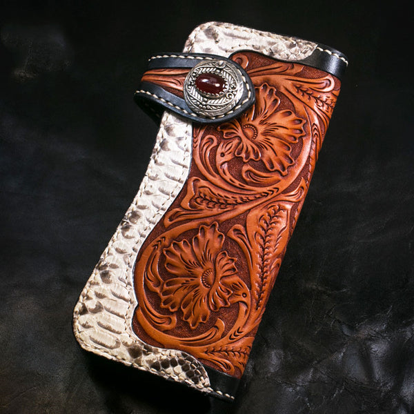 Billetera Larga de Cuero para Hombre - Diseño Elegante y Funcional