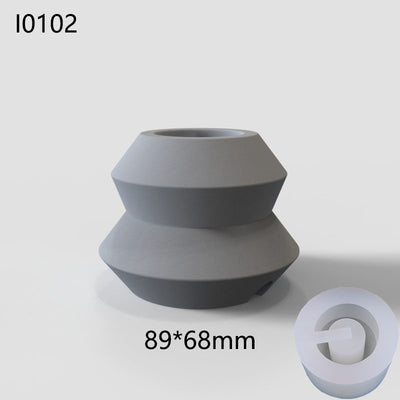 Molde para Lámpara de Cemento con Diseño de Hilo Creativo - Image 11
