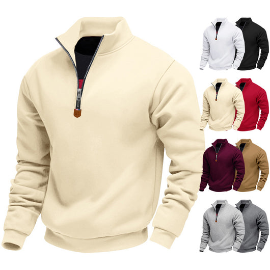Sudadera Deportiva Cuello Alto con Cierre Medio para Hombre - Image 11
