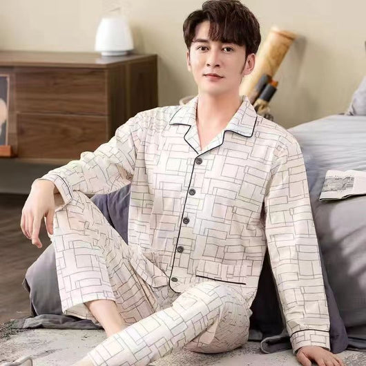 Pijama Suelto para Hombre Primavera Otoño - Image 2