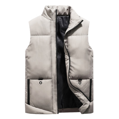 Chaleco Casual de Algodón para Hombre - Abrigo Otoñal - Image 4