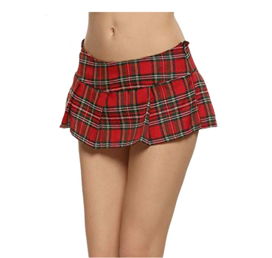Falda Plisada Escocesa Corta para Mujer - Diseño Sexy y Moderno
