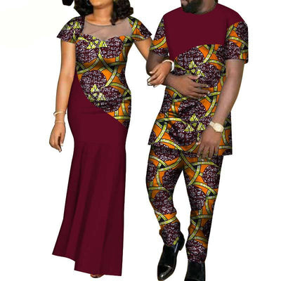 Conjunto de Traje a Juego en Algodón con Estampado Batik - Image 13