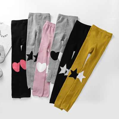 Medias Infantiles de Algodón con Estrellas - Leggings Niña Colores Pastel - Image 9