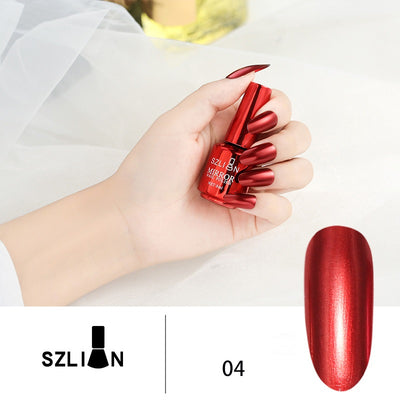 Esmalte de Uñas Espejo Plateado Metalizado de Larga Duración - Image 6