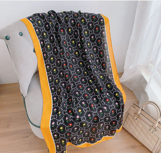 Pashmina de Algodón y Lino Estampada - Chal Abrigador Versátil - Image 16