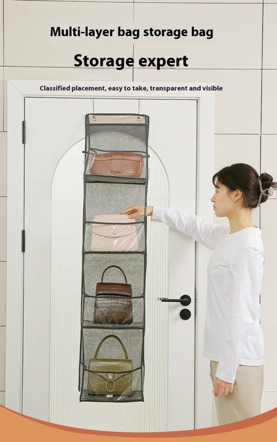 Organizador de Puerta Transparente Multifuncional con Bolsas Colgantes - Image 12