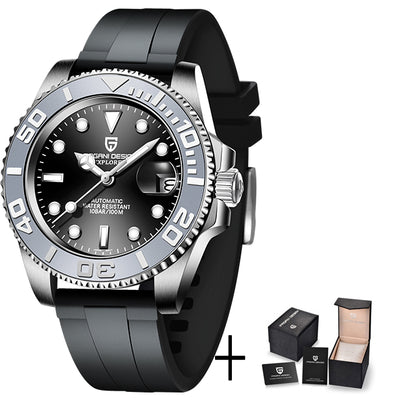 Reloj Automático de Acero Inoxidable Resistente al Agua para Hombre - Image 23