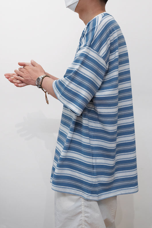 Camiseta Holgada de Rayas y Colores Pastel - Image 8