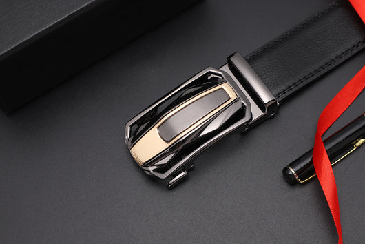 Cinturón de Cuero Doble Capa para Hombre - Elegancia Profesional y Casual - Image 18