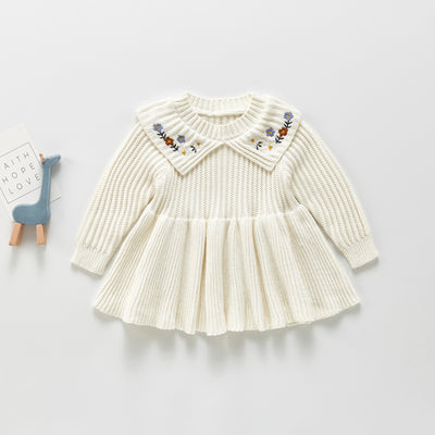 Falda Tejida Primavera Otoño para Niñas - Image 11
