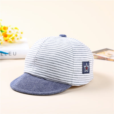 Gorro de Algodón a Rayas para Bebé con Etiqueta de Calidad Premium - Image 5