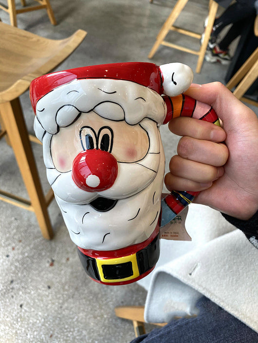 Taza Cerámica Navideña con Diseño Reno y Papá Noel - Image 11