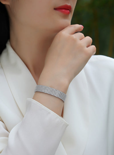 Pulsera de Plata S925 con Moissanita - Joyería Lujo Minimalista - Image 8
